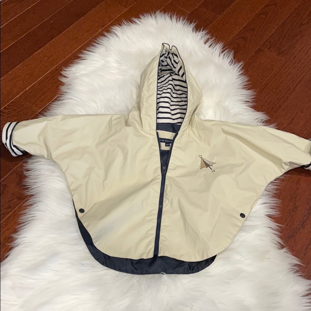 LuLu La Contrebande gender neutral hooded raincoat